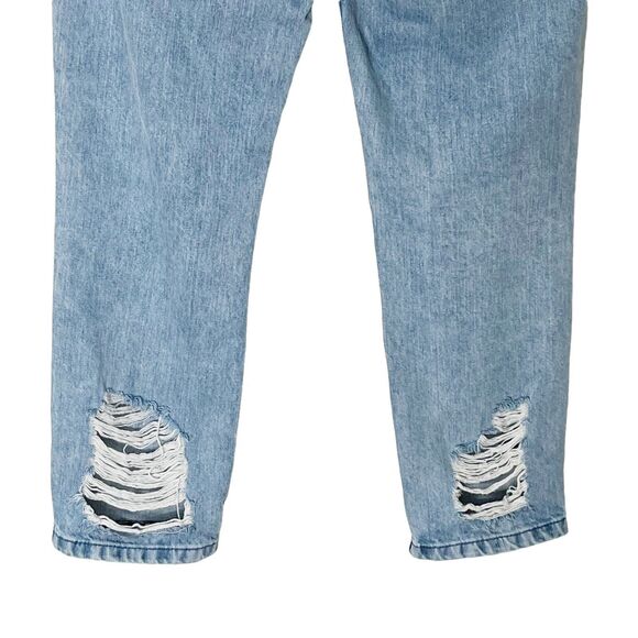 Whistles Distressed Cropped Jeans Women’s 26 Medium Wash Rigid 100% Cotton Denim - Picture 6 of 13